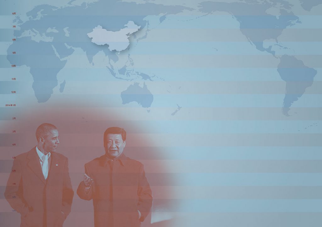 Image: Xi Jinping and Barack Obama ‘tieless’ at the Evening Talks at Yingtai Source: thatsmag.com