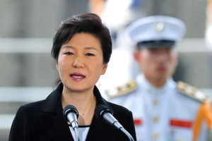 Park Guen-hye was sworn in as South Korea’s first female president in 2013. She is the daughter of former South Korean President Park Chung-hee Source: 3news.co.nz