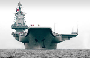 China’s first aircraft carrier Liaoning went into commission on 25 September 2012. Rumours are rife that China is in the process of building a second aircraft carrier Source: reddit.com