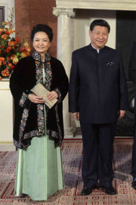 China's President Xi Jinping and his wife Peng Liyuan in formal wear during their visit to Belgium Photo: press.cn