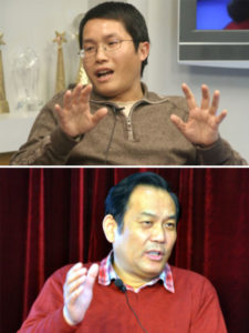 Deng Yuwen (top); Rong Jian (bottom) Source: news.takungpao.com (top); dhnews.zjol.com.cn (bottom)