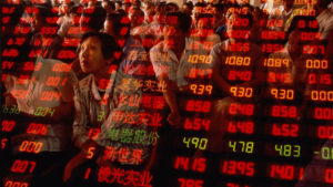 8 July 2015: The Shanghai stock index loses thirty-two percent from its peak Source: china_ask.com