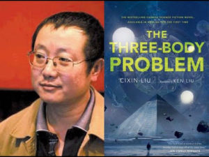 Lui Cixin and his Hugo award-winning book, The Three-Body Problem Source: youtube.com