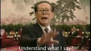 2000: Hong Kong reporters make Jiang Zemin see red Source: youtube.com