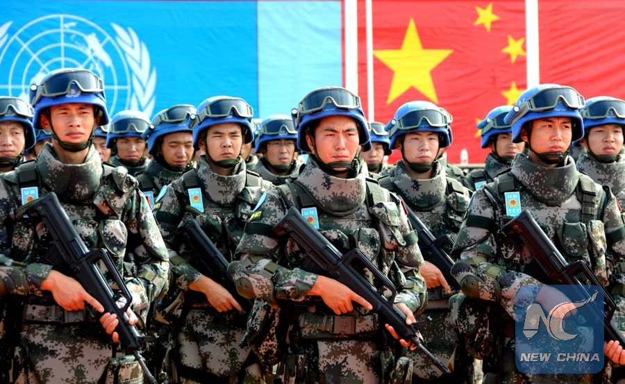 Chinese UN peacekeepers Photo: news.xinhuanet.com