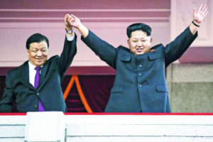 Liu Yunshan in North Korea Photo: mingpaocanada.com