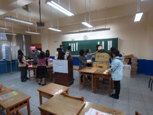 The Taiwanese vote-counting ritual Photo: Mark Harrison