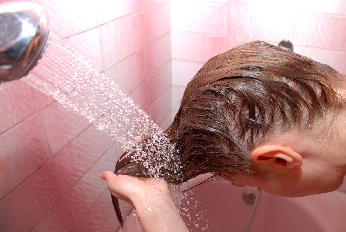 Мытье головы без воды