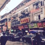 A street in an urban village in Guangzhou